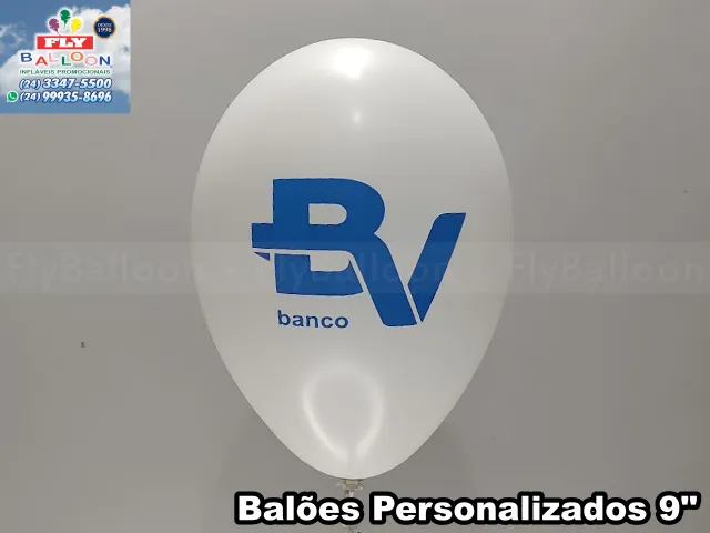 Bexigas personalizadas para Banco BV