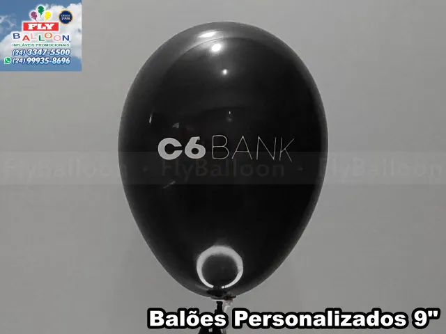 Bexigas personalizadas para C6 Bank