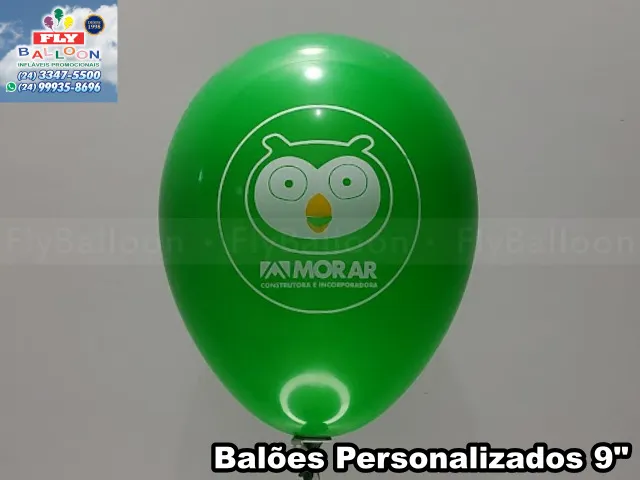 Bexigas personalizadas para Morar Construtora e Incorporadora