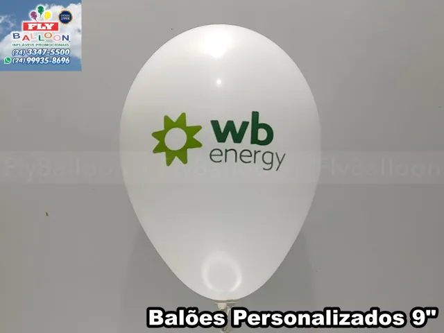 Bexigas personalizadas para WB Energy